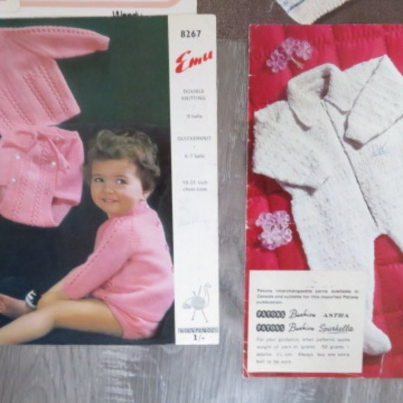 LOT of 13 Vintage BABY CHILD Knitting Pattern Booklets (#865) - Picture 6 of 12